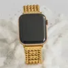 Luxe roestvrijstalen polsbandband Bracelet voor Apple Watch Series 7 6 5 4 3 44mm 41 mm 45 mm