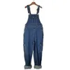 Men's Jeans Men's Denim Overalls Jumpsuit Multi-pocket Strap Straight Pants Blue Plus Size For MenMen's Heat22