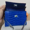 Realfine888 3A Quality Kerry Classic Wallet Alligator Crocodile Leather Presh for Women with Dust Bag Box2712