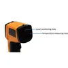 أدوات درجة حرارة مقياس الحرارة الرقمية للليزر غير الملامسة -50-400 ﾰ C درجة الحرارة Pyrometer IR Laser Point Gun Tester GM320