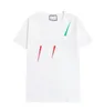 1Luxury Designer T-shirts Klänningskjorta Sommar och kvinnor med monogrammed Casual Toppkvalitet Mode Streetwear Flera färger 100% Bomull M-3XL # 097357