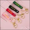 Party Favor Event Supplies Festive Home Garden Fedex Key Chain Bag Pendant Letter Pvc Soft Rubber Schoolbag Dhdqp