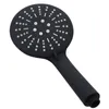 Hand-held Shower Head Water Saving Black Bathroom Rainfall Nozzle Aerator High Pressure handheld 220510