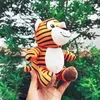 18 cm schöne Tiger gefüllte Puppe Tiger Tiere Plüsch Spielzeug kreative Plüsch Kinder Puppen Geburtstagsgeschenk