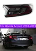 Bil styling baklykter fall för Honda Accord 18-19 Taillights Running Taillamp Led TAILLIGHT Baklampa