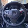 Housses de volant bricolage bâche de voiture en cuir pour E90 E91 E92 E93 E87 E81 E82 E88 X1 E84 Auto intérieur personnalisé Wrap