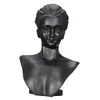 Sacchetti per gioielli, borse Manichino in resina nera 3D BUST Lady Figure Display Collana Orecchino