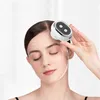 Handheld RF Beauty Care Personal Cuidado Piel Apretar EMS Anti Arrinkles LED Red Light Rejuvenecimiento 2 en 1 Scrubber Silicone Dispositivo de masaje cálido