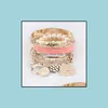 Charm Bracelets Pearl Charms For Women Coins Element Statement Mtilayer Bangle Drop Deliver Baby Dhche
