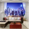 Custom Wallpaper 3d Po mural papel de parede HD City Night living room Background wall papers home decor wallpapers1812694