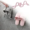 Hooks & Rails Shoe Rack Wall Mounted Space Saving ABS Nordic Personality Slippers Hanger For BedroomHooks HooksHooks