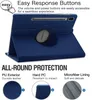 Tablettfodral för Samsung Galaxy Tab S7 S8 S9 S9FE PLUS 11inch 360 Roterande fäste Flip Leather Cover