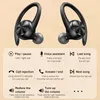 Sports Bluetooth Wireless Headphones with Mic IPX5 Waterproof Ear Hooks Bluetooth Earphones HiFi Stereo Music Earbuds for Smart Cell Mobile Phone