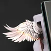 New angel wings mobile phone wireless charger 15W quick charging universal gift wholesale multifunctional makeup mirror for iphone samsung xiaomi oppo