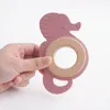 Kawaii bebek oyuncakları teether deniz atı hayvan ahşap halkalar gıda sınıfı ahşap teether hemşirelik kolye diş çıkarma oyuncakları bebek aksesuarları 220815