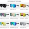 نظارة شمسية موجة حرارة الجودة عالية الجودة رجال yewear uv400 عكس العدسة Goggle نظارات Oculossunglassessessunglasses1137238