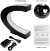 Flutuante Magnetic Tation Globe LED Mapa Mundo Eletrônico Antigravidade Lâmpada Novidade Esfera Luz Decoração de Casa Presentes 220329
