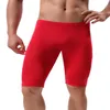 Mäns sömnkläder män fitness shorts byxor is silkes sömlösa underkläder sexiga pyjamas leggings sport snabbtorkande gay malemen's