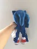 Sac à dos en peluche Sonic 46CM, jouets animaux en peluche doux, poupée hérisson, figurine d'action, sacs d'école pour enfants, jouets cadeaux de noël