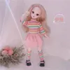 16 Bjd Doll with Clothes 30 Cm Fat Baby College Style JK Uniform Dress Up Girl Toy Toys 220707