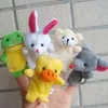 10pcsset Animal Finger Puppets Kids Cartoon Animal Plush Toys Children Soft Puppet Doll Baby Tell Cloth Hand Finger Dolls 220531