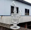 Bongs Aschefänger-Blasenmaschine Pearl White Shisha-Rohröl-Rig-Blasen-Shisha Sie können die Farbe 12,5 Zoll hoch anpassen