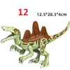 Stora världens dinosaurier Figurer Bricks Montera byggstenar leksaker Tyrannosaurus rex för barn gåvor