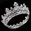 Coiffes de mariée Crystal Queen King Tiaras and Crowns Bridal Pageant Diadem Head Ornement Hair Hair Bijoux Accessoires CL01916109431