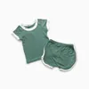 HITOMAGIC Kids Summer Clothes Boys Clothing Girls Toddler Outfits Shorts 2 Piece Set Little Girl Baby Pajamas 220425