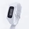 Pedômetro Digital LED Smart Multi Watch Silicone Run Passo a passeio a pé Counter relógio de pulseira eletrônica Pedômetros coloridos moda