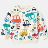 パーカースウェットシャツベビーカーセアターシャツ春の子供の服幼児FA 220823