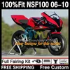 Формирование плесени для инъекции стекловолокна для Honda NSF-100 NSF 100 кузова 10 д.111 NSF100 06 07 08 09 10 NS-F100 2006 2007 2009 2009 2010 Глаковая гонка Стекло-волокно