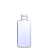 Пустая упаковка пластиковая бутылка Pet Clear Brown Green Color Matte Silver Collar Lotion Press Pursable Refilleble Cosmetic Packaging Container 100 мл 150 мл