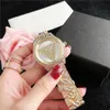 Luxe mode vrouwen diamanten horloge 37 mmrose goud geen kalender gouden armband vouwen clasp master designer meisje horloges