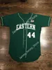 College Baseball trägt das genähte College-Baseball-Trikot der Eastern Michigan Eagles EMU FRANKIE VOLKERS 26 DANIEL WARKENTIN 45 JUSTIN REINKALL 48 NICK CHITTUM 49