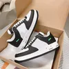 2022 Designer Sneaker Virgil Casual Shoes 1s 1 Calfskin Leather Abloh White Green Red Blue Letter Overlays Platform Low Top Sneakers Size 35-45