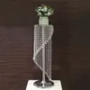 Suporte de flor de casamento de cristal alto centro de mesa decoração de eventos cristais peça central imake138