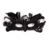 Parti Maskeleri Black Feather Cadılar Bayramı Masquerade Cosplay Mask Cruella de Vil 230206