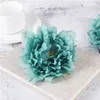 Silk de haute qualité Peony Flower Heads Party Party Decoration Artificial Simulation Silk Peony Camellia Rose Flower Wedding Decora5664376