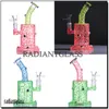 Hookahs Luminous Eyes Glass Bongs Beaker Bong Oil Rig Dab Water Pijp met 14 kom voor roken