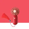 2020Summer New Hand-held Fan Home Desktop Portable Chinese Style Mini Electric Fan 3-Speed Wind Speed USB Charging DHL FREE Y03