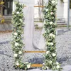 Decorative Flowers & Wreaths Peony Artificial Eucalyptus Vine Garland Rose Wedding Decoration Wall Rattan Home Decor Plantas ArtificialeDeco