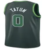 0 Jayson Tatum 22 Chaminade College voorbereidende school Red Alternate Basketball Jersey genaaid rood