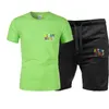 Été coton t-shirt Shorts ensembles ASTRO WCRLD survêtement vêtements de sport survêtements mâle survêtement manches courtes 2 pièces ensemble 220621