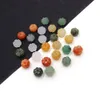 9x13mm perles de pierre de cristal naturel en forme de citrouille rose blanc vert Orange perforé perle en vrac bijoux à bricoler soi-même faisant des accessoires