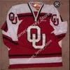 College Hockey Wears OU Hockey Jersey Cameron Bickford Alexander Fraboulet William Frye Cody Wilson Michael Volmert Trey Attanasio Gage Redman Brendan