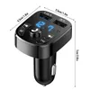 CAR FM Sändare Bluetooth 5.0 AUX Handsfree Wireless Car Kit Dual USB Car Charger Auto Radio FM Modulator Mp3 Player Adapter