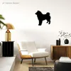 Sinal de parede de metal Shiba Inu |Decoração de parede de silhueta de raça de cachorro |Decoração de interior e exterior