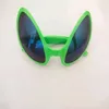 Décoration de fête 1 paires Cool drôle Alien lunettes Costume masque nouveauté plastique beignet lunettes de soleil Bachelorette Po stand accessoires faveurs