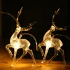 Saiten Deer LED String Licht 10LED Batteriebetriebene Rentier Innendekoration Für Zuhause Weihnachtsbeleuchtung Outdoor Weihnachten PartyLED St247S